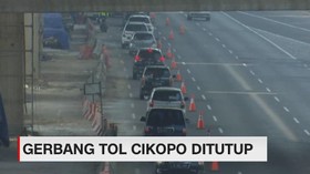 VIDEO: Gerbang Tol Cikopo Ditutup