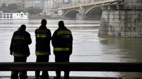 FOTO: 'Putri Duyung' Tenggelam di Jantung Budapest