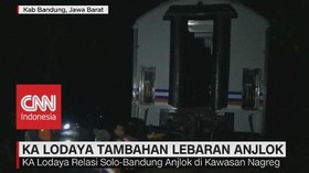 VIDEO: KA Lodaya Tambahan Lebaran Anjlok