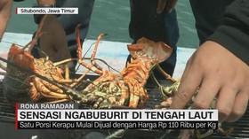 VIDEO: Sensasi Ngabuburit di Tengah Laut