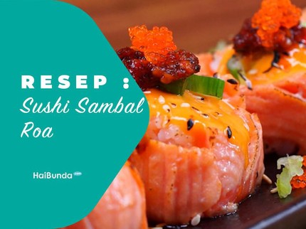 Resep Sushi Sambal Roa