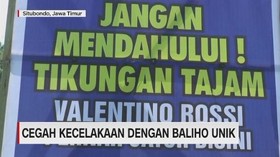 VIDEO: Beragam Baliho Unik untuk Mencegah Kecelakaan