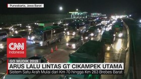 VIDEO: Kemacetan Kembali Terjadi di GT Cikarang Utama