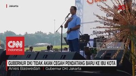 VIDEO: Anies: Jakarta Terbuka Bagi Semua Warga Indonesia