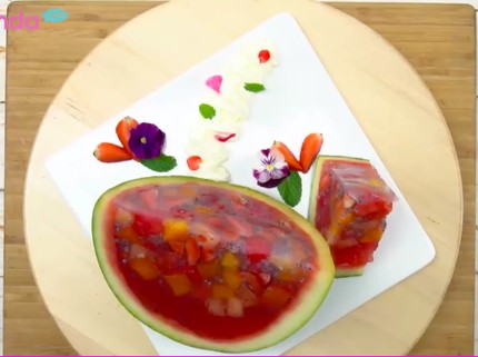 Menu Buka Puasa: Puding Semangka, Dessert Segar Kaya Vitamin