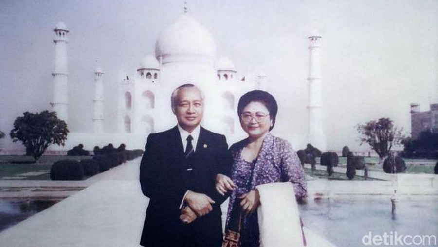 Soeharto Duka 4 Presiden Indonesia yang ditinggal lebih dulu oleh pasangannya