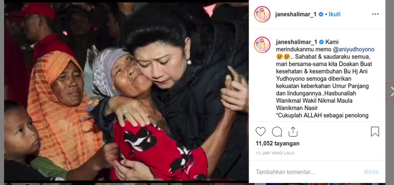 Ibu Ani Yudhoyono meninggal dunia hari ini, Sabtu (1/6) di Singapura. Para seleb tanah air pun ikut berbelasungkawa atas kepergian sosok Ibu Negara RI ke-6 itu.