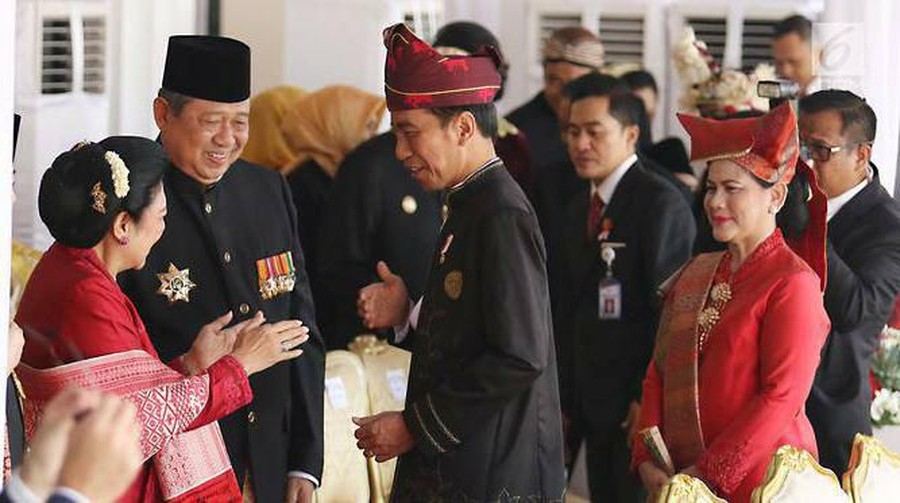 Ucapan Belasungkawa Jokowi untuk Ani Yudhyono.