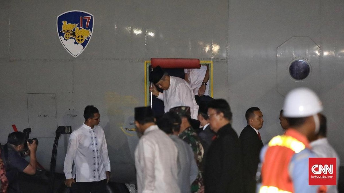 FOTO: Tangis SBY dan Duka Cikeas untuk Ani Yudhoyono