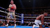 FOTO: Kejutan Andy Ruiz Menang TKO Atas Anthony Joshua Petinju asal Meksiko Andy Ruiz Jr. secara mengejutkan menjadi juara dunia kelas berat setelah menang TKO atas Anthony Joshua.