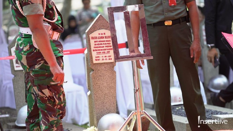 Suasana terkini tempat pemakaman Ani Yudhoyono. 