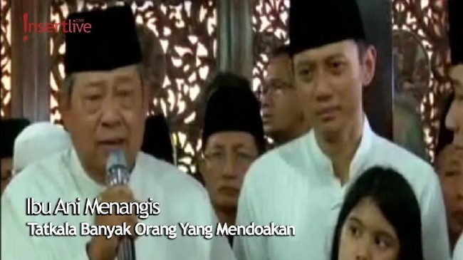 Kenang Sosok Ibu Ani, Bapak Sby Kembali Menangis