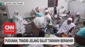 VIDEO: Pudunan, Tradisi Jelang Salat Tarawih Berakhir
