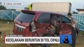 VIDEO: Kecelakaan Beruntun di Tol Cipali
