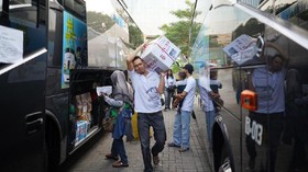 Antam Berangkatkan 2.000 Pemudik dengan Bus dan Kapal Ferry