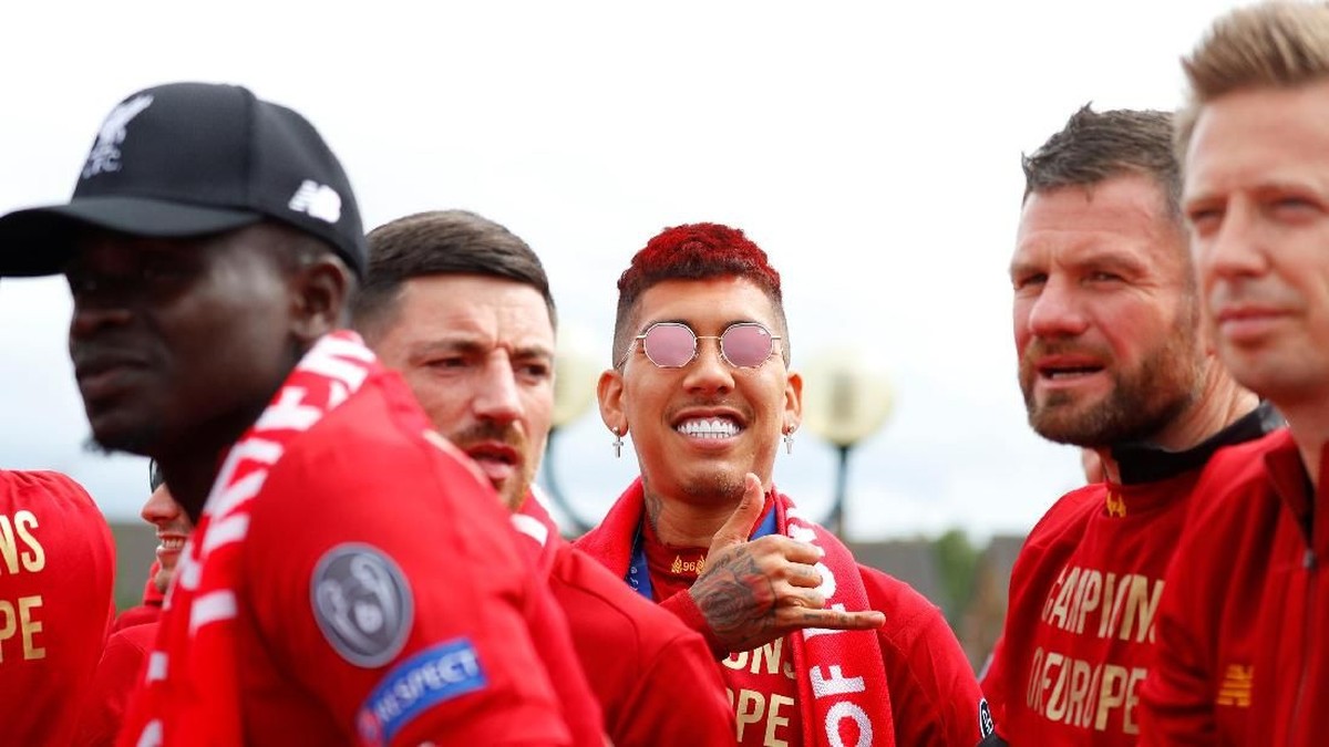 FOTO: Pesta Juara Liga Champions Liverpool