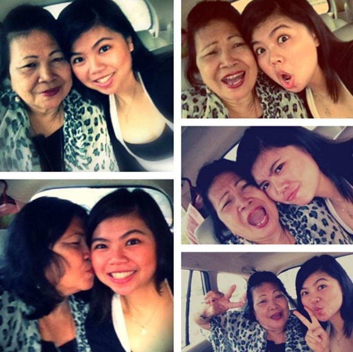 <p>Wah, ibunda Greysia gaul juga nih posenya, he-he-he. (Foto: Instagram/ @greyspolii)</p>