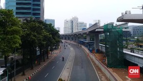 Menikmati Lengang Jalan Ibu Kota kala Libur Lebaran