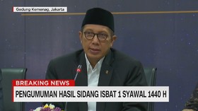 VIDEO: 1 Syawal 1440 H Jatuh Pada Rabu, 5 Juni 2019