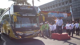 Bukit Asam Berangkatkan 2.682 Pemudik Lintas Provinsi