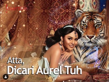 Aurel Cari Aladdin, Netizen Panggil Atta Halilintar