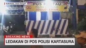 VIDEO: Ledakan di Pos Polisi Kartasura