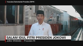 VIDEO: Salam Idul Fitri Presiden Jokowi