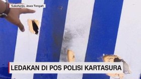 VIDEO: Olah TKP Ledakan di Pospol Kartasura