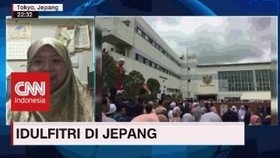 VIDEO: Idulfitri di Tokyo, Jemaat Salat Ied Antre 3 Gelombang