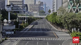 Jakarta Lengang, Polisi Ingatkan Risiko Berfoto di Jalan Raya