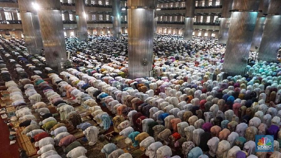 Jokowo Sholat Ied