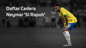 INFOGRAFIS: Daftar Cedera Neymar 'Si Rapuh'