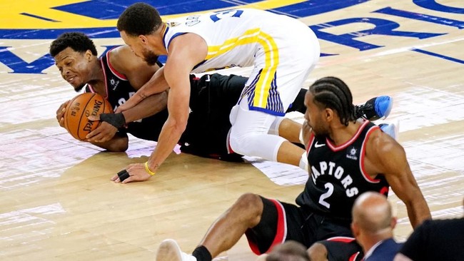 Toronto Raptors berhasil menang 123-109 atas Golden State Warriors pada gim ketiga final NBA 2019 di Oracle Arena, Oakland.