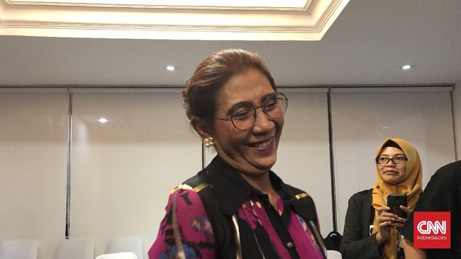 Lebaran kali ini jadi Idul Fitri pertama Menteri KKP Susi Pudjiastuti di Jakarta yang biasa merayakan hari besar ini bersama keluarga di Pangandaran. 