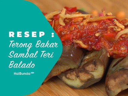 Resep Terong Bakar Sambal Teri Balado