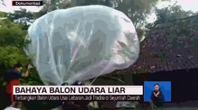 VIDEO: Waspada Bahaya Balon Udara Liar