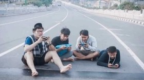 VIDEO: Bergaya di Jalanan Jakarta Saat Lebaran