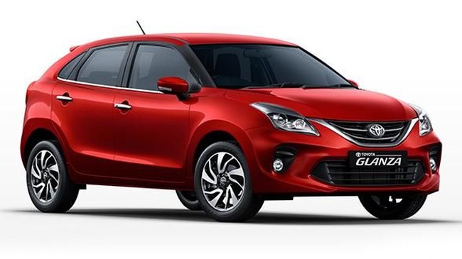 Starlet merupakan nama lain Glanza untuk pasar Afrika, Glanza sendiri adalah hatchback yang dirancang dari Suzuki Baleno.