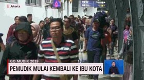 VIDEO: Pemudik Mulai Kembali ke Ibukota