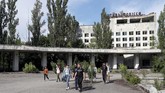 FOTO: Plesiran di Chernobyl Miniseri HBO tentang Cherynobyl sukses mengubah kota hantu ini menjadi objek wisata favorit.