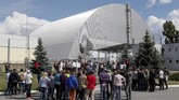 FOTO: Plesiran di Chernobyl Miniseri HBO tentang Cherynobyl sukses mengubah kota hantu ini menjadi objek wisata favorit.