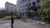 FOTO: Plesiran di Chernobyl Miniseri HBO tentang Cherynobyl sukses mengubah kota hantu ini menjadi objek wisata favorit.
