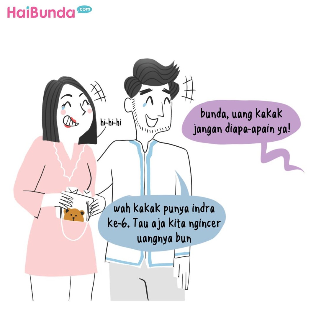 Begini cerita saat Lebaran di keluarga Bunda di komik ini. Di keluarga Bunda, ada cerita apa saat Lebaran? Bagikan di kolom komentar yuk.