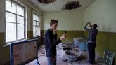 FOTO: Plesiran di Chernobyl Miniseri HBO tentang Cherynobyl sukses mengubah kota hantu ini menjadi objek wisata favorit.