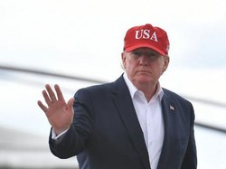 Disambut Meriah, Trump Tiba di China Bareng Elon Musk-Jansen Huang