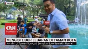 VIDEO: Mengisi Libur Lebaran di Taman Kota