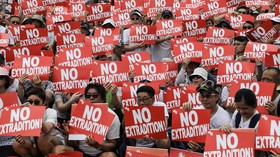 FOTO: Derap Protes Warga Hong Kong Menolak RUU Ekstradisi
