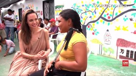 VIDEO: Angelina Jolie Kunjungi Pengungsi Venezuela