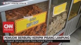 VIDEO: Pemudik Berburu Kripik Pisang Lampuung