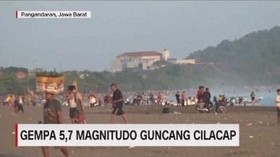 VIDEO: Gempa 5,7 Magnitudo Guncang Cilacap